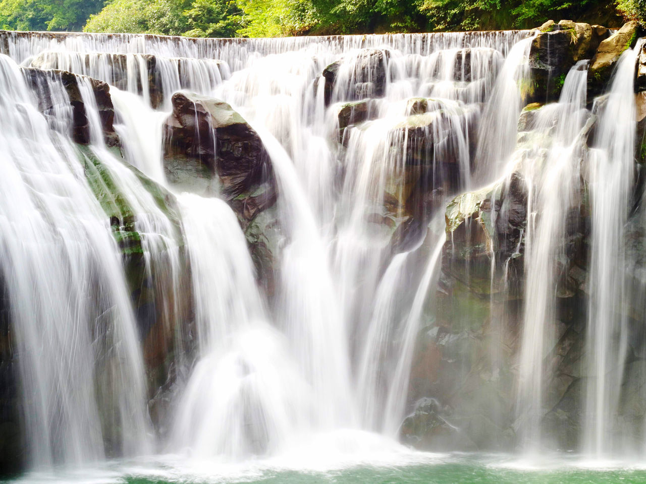 WATERFALL IN FOREST