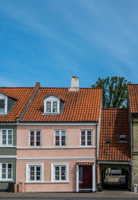 Old houses on aaboulevarden, horsens