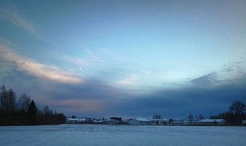 Scenic view of cloudy sky