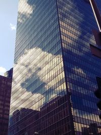 Low angle view of modern building