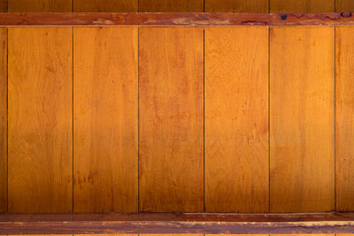 Full frame shot of closed wooden door
