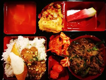 Close-up of food in plate