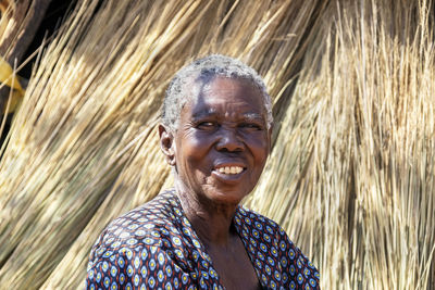 Portrait of a smiling young man