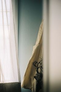 Curtains hanging at home