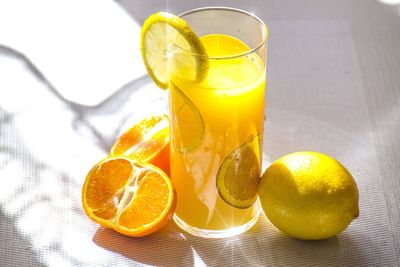 Close-up of drink on table