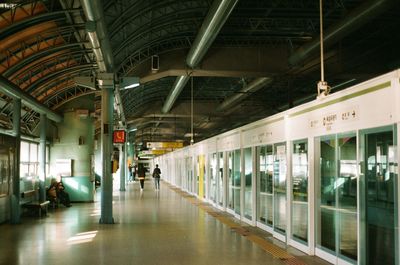 Interior of subway station
