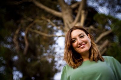 Portrait of a smiling young woman