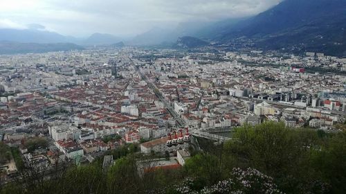 Aerial view of city