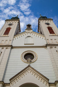 The carmelite church in sombor, serbia