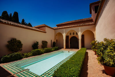 Low angle view of built structures