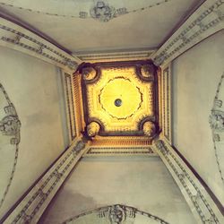 Low angle view of ceiling