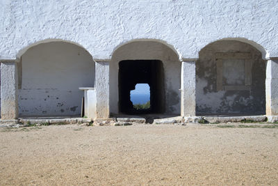 Entrance of old building