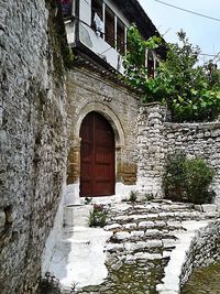 Entrance of old building