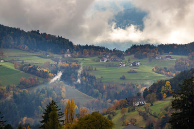 Panoramic view of landscape against sky