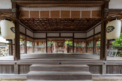 View of temple building