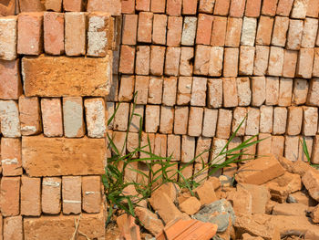 Full frame shot of brick wall