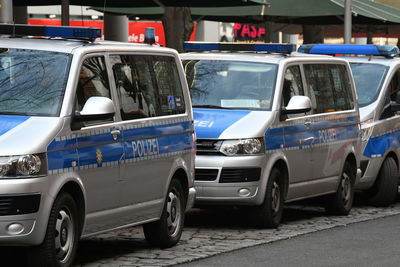 Cars on bus