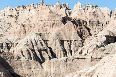 Panoramic view of rocky mountains