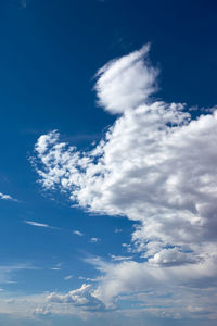 Low angle view of clouds in sky