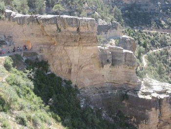 View of rock formation