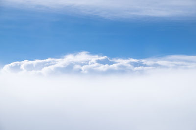 Low angle view of clouds in sky