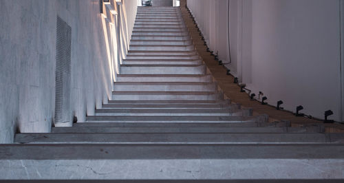 Low angle view of staircase in building