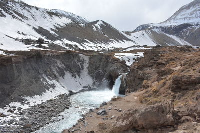 Landscape and waterfall