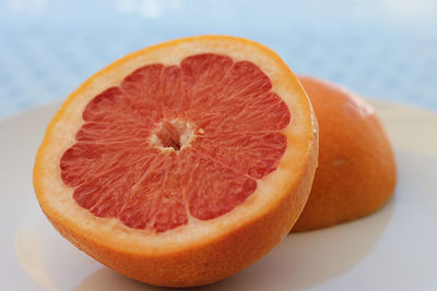 Close-up of orange slice