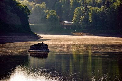 Scenic view of lake