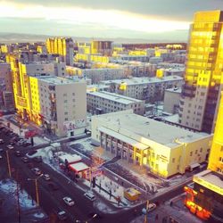 Buildings in city