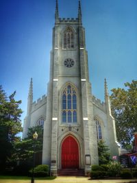 Low angle view of church