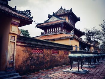 Traditional building against sky