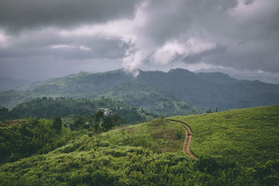 Scenic view of landscape against sky
