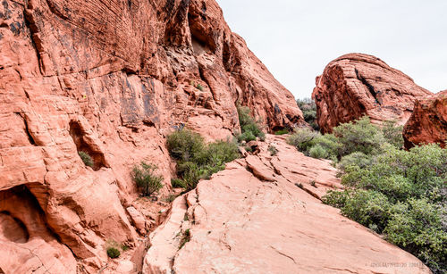 Scenic view of rocky mountain