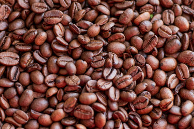 Full frame shot of coffee beans