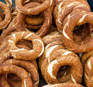 Full frame shot of simit