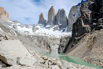 Panoramic view of landscape against sky