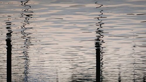 Reflection of clouds in water