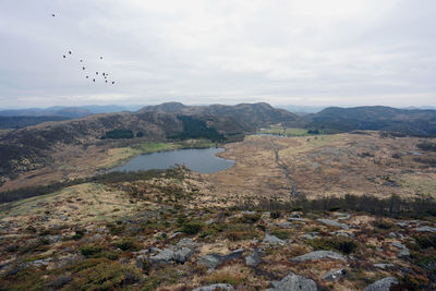 Scenic view of landscape against sky