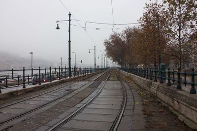 Tramway in city 
