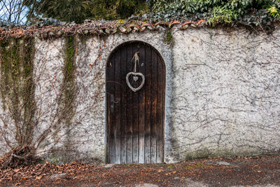 Entrance of old building