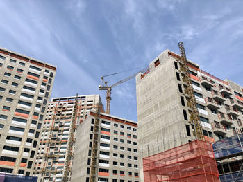 A photo of the construction site