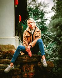 sitting
