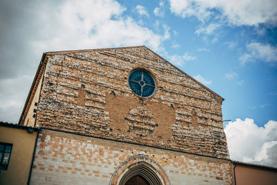 Low angle view of building against sky