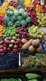 Fruits for sale at market stall