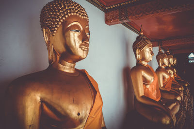 Statue of buddha in temple