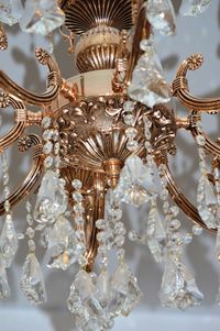 Close-up of chandelier