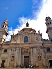 Low angle view of a church