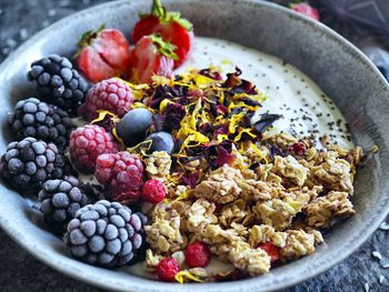 Close-up of fruits in bowl