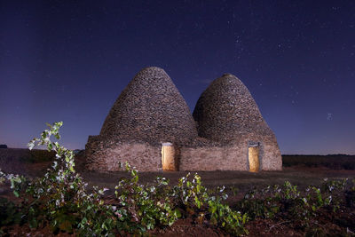 Low angle view of historical building against the sky